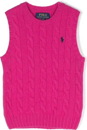 Ralph Lauren Gilet con ricamo Polo Pony
