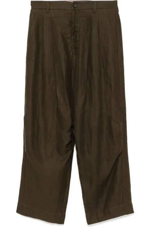 ZIGGY CHEN Pantaloni affusolati con pieghe