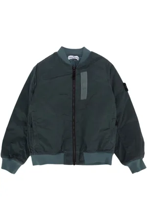 Stone Island Bomber con applicazione Compass