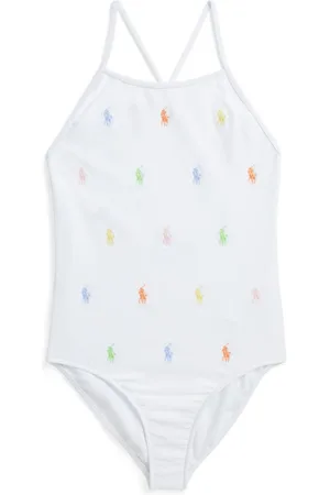 Ralph Lauren Costume intero con ricamo Polo Pony