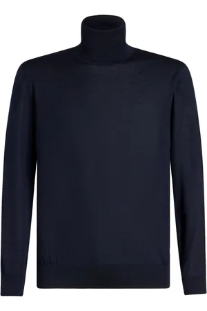 Etro Maglione a collo alto con ricamo Pegaso