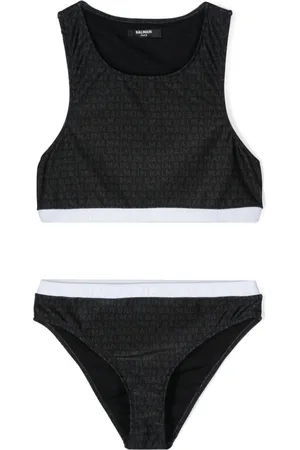 Balmain Set bikini con stampa