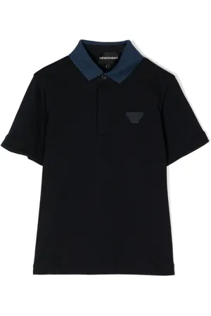 Emporio Armani Polo con applicazione logo
