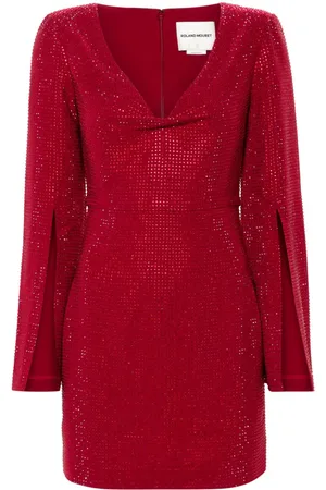 Roland Mouret Abito corto con strass