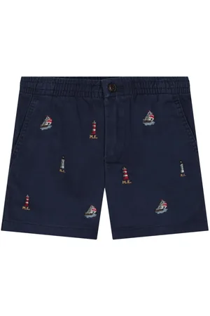 Ralph Lauren Costume da bagno con ricamo