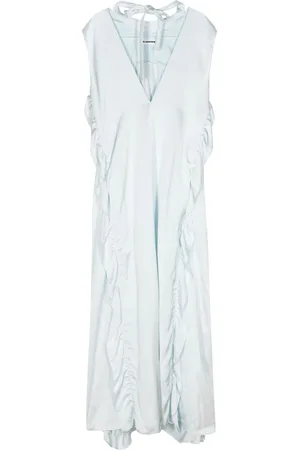 Jil Sander Abito lungo con ruches