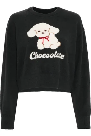 Chocoolate Maglione con stampa grafica