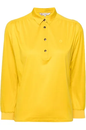 Dior Polo Sports Logo a maniche lunghe
