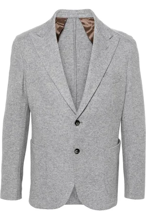 BARBA Blazer con effetto spazzolato