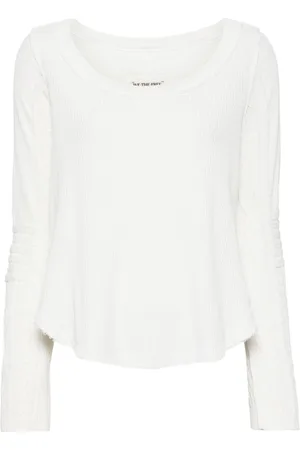Free People Maglione con dettaglio a righe