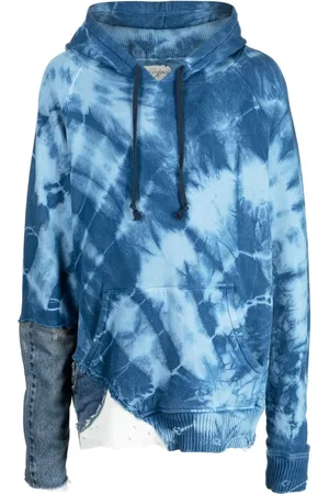 GREG LAUREN Felpa con fantasia tie-dye