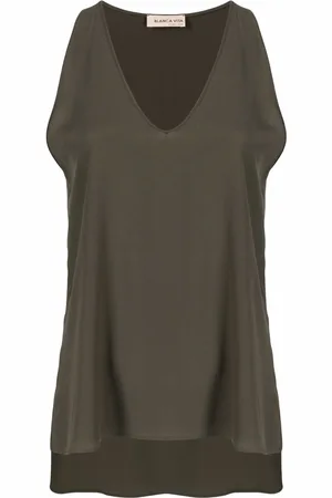BLANCA Top con scollo a V