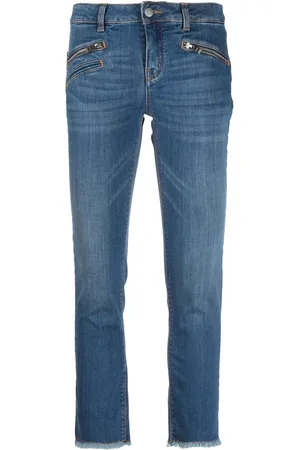 Zadig & Voltaire Jeans dritti con bordo a frange