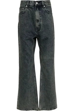 Izzue Jeans dritti con effetto schiarito