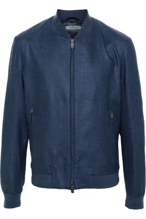 corneliani Giacca in twill a maglia incrociata