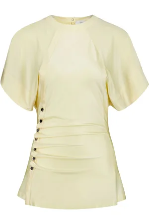 Paco rabanne Blusa con dettaglio drappeggiato