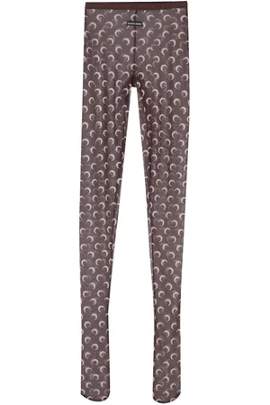 Marine Serre Leggings a fantasia