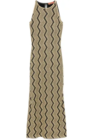 Missoni Abito lungo con motivo a zigzag