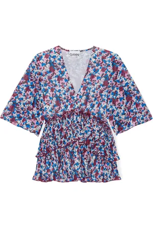 Ganni Blusa con scollo a V
