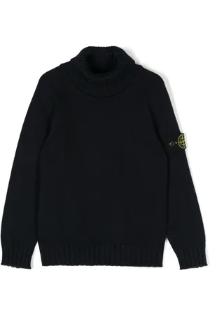 Stone Island Felpa con applicazione Compass
