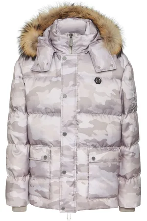 Philipp Plein Parka con stampa camouflage