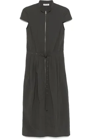 Low Classic Abito midi con dettaglio plissettato