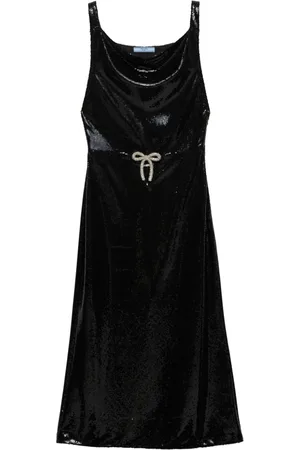Prada Abito midi con paillettes