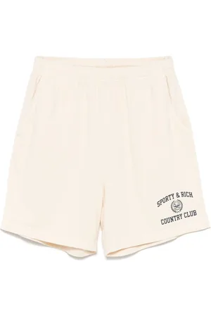 Sporty & Rich Shorts sportivi con stampa Varsity Crest