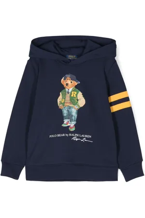 Ralph Lauren Felpa con stampa Polo Bear