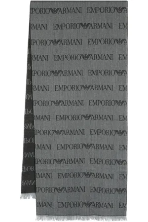 Emporio Armani Sciarpa con motivo monogramma