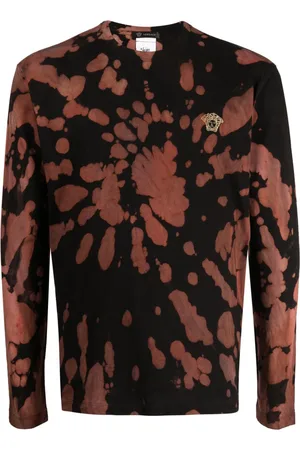 Stain Shade T-shirt Medusa con fantasia tie dye