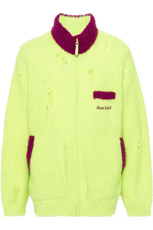 DOUBLET Cardigan con effetto vissuto