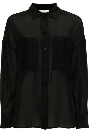 SEMICOUTURE Camicia semi trasparente