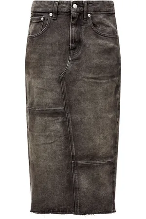 Maison Margiela Gonna denim con spacco posteriore