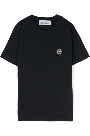 Stone Island T-shirt con applicazione Compass
