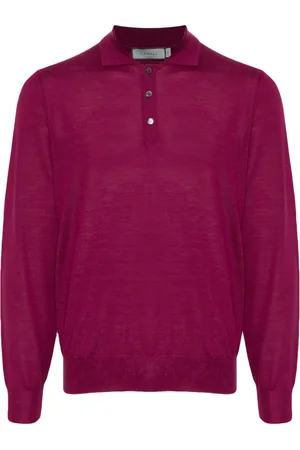 CANALI Polo in lana merino