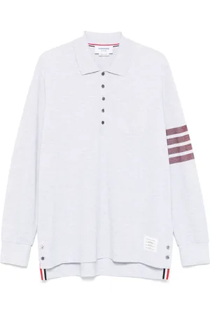 Thom Browne Polo con dettaglio a 4 righe