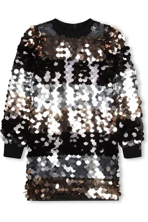 Sonia Rykiel Enfant Abito a righe con paillettes
