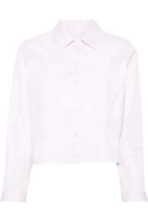 Thom Browne Camicia crop a righe