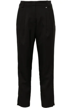 HERNO Pantaloni con placca logo