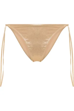 Cult Gaia Slip bikini Vallie metallizzato