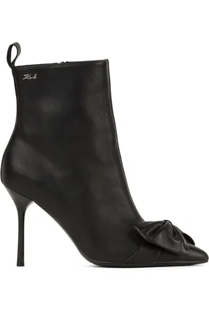 Karl Lagerfeld Stivaletti Sarabande con fiocco 90mm