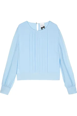 Edward Achour Paris Blusa a maniche lunghe con pieghe