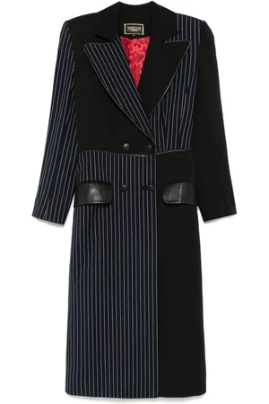 MITILIANE COUTURE Cappotto con inserti a contrasto