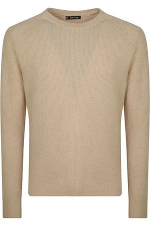 CENERE GB Maglione a coste