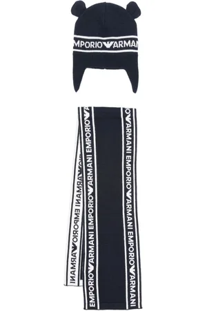 Emporio Armani Set di 2 pezzi di maglieria con logo jacquard