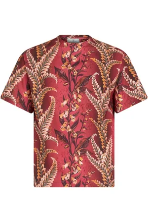 Etro T-shirt con stampa foliage