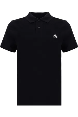 Moose Knuckles Polo Everett con applicazione logo