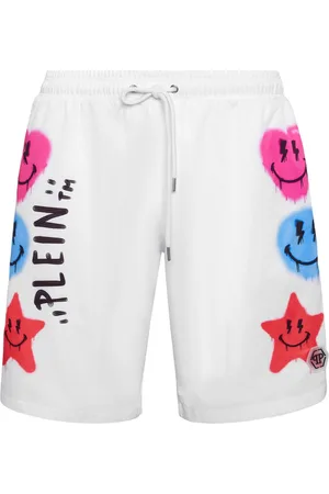 Philipp Plein Costume da bagno con stampa grafica