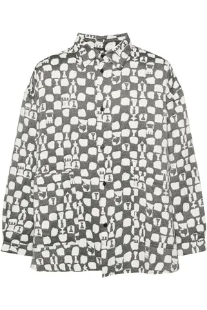 HENRIK VIBSKOV Camicia Big con motivo jacquard